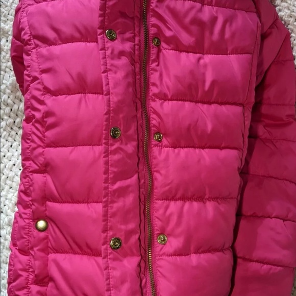 Old Navy Girls XL Pink Puffed Coat - Picture 5 of 11